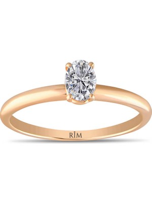 Rim Pırlanta 0.35 Karat Laboratuvar Pırlanta Tektaş Yüzük - Hrd Sertifikalı