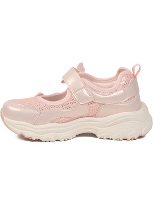 Marco Kids Pembe Fileli Cırtlı Nefes Alabilen Hafif Kız Çocuk Babet 26Y1616 F
