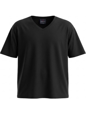 Lifeguard Büyük Beden V Yaka Tshirt