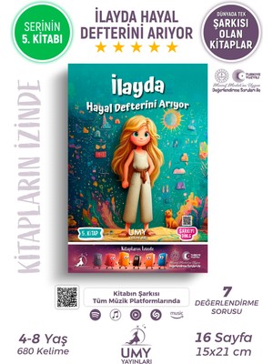 UMY Yayınları Ilayda Hayal Defterini Arıyor - Kitapların Izinde Serisi