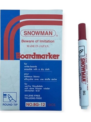 Esmo Snowman Kırmızı Tahta Kalemi