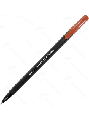 Halsa Dong-A Hexaplus Fineliner Kahverengi Fiber Uçlu 12 Adet