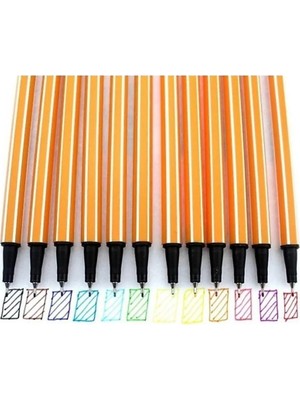 Ah Fineliner 2031C-12 Turuncu 12'li Paket