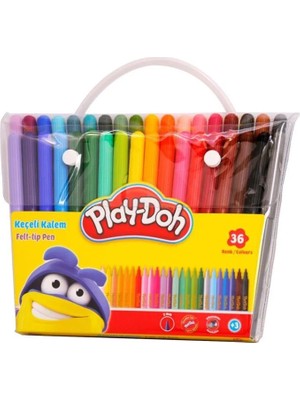 Ceren Kırtasiye Keçeli Kalem- Play-Doh 36 Renk Pvc 2mm