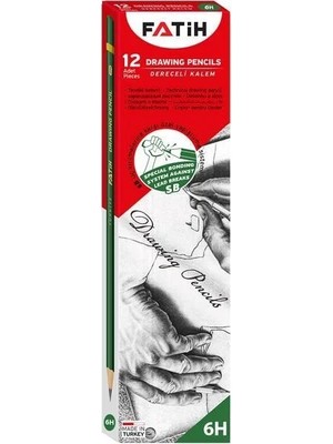 Fatih 6h Dereceli Kurşun Kalem 12'li Kutu