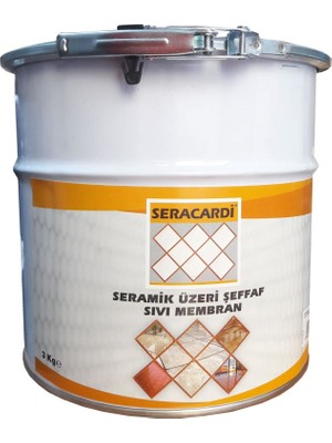 Egecen Seracardi Seramik Üzeri Şeffaf Izolasyon 3 kg