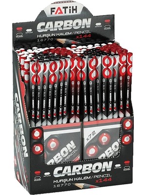 Fatih Kalem Fatih Kurşun Kalem Carbon Series 144'LÜ Paket