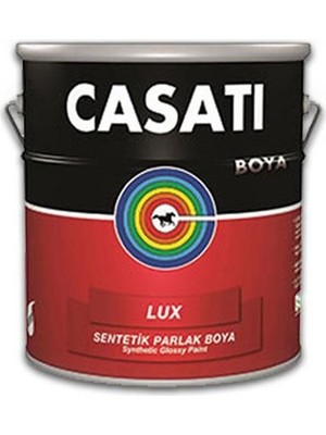 Egecen Casati Lüx Sentetik Parlak Boya 0,75 Litre Beyaz