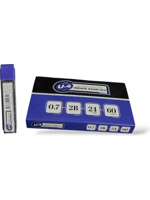 Zersan U4-608 60MM 0.7mm Versatil Kalem Ucu 24 Tüp