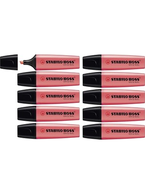 Umur Stabilo Fosforlu Kalem Boss Pastel Gülpembe 10'lu Paket