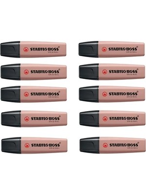 Stabilo Fosforlu Kalem Boss Nature Colors Bej 10'lu Paket