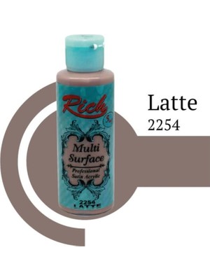 Egecen Rich Multi Surface 2254 Latte Akrilik Boya 120 cc