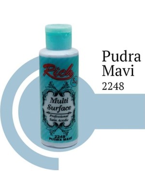 Egecen Rich Multi Surface 2248 Pudra Mavi Akrilik Boya 120 cc