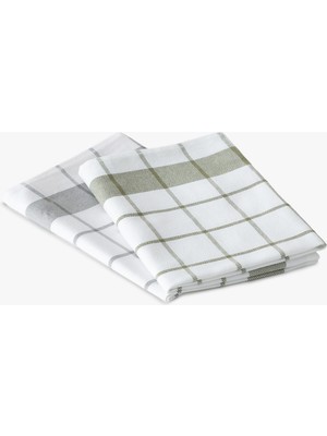 Green Black Esila 2'li Ultra Emici Kurulama Havlusu Gri/ Yeşil