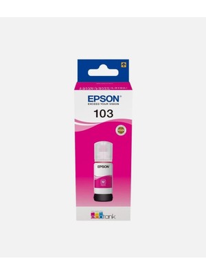 Mersa Epson Mürekkep Tüpü T00S34A 103 Ekotank Magenta