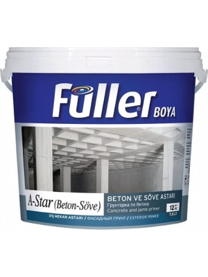 Egecen Füller A-Star Brüt Beton Söve Astarı 3,5 kg Açık Mavi