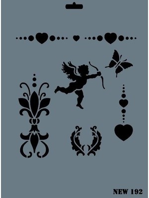 Egecen Rich New Seri N-192 Stencil 35X25 cm
