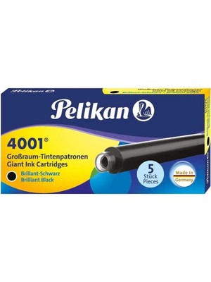 Pelikan Refil 4001 Dev Siyah 5’li Kutu