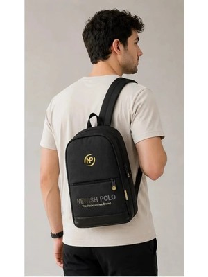Newish Polo Unisex Laptop Tablet Bölmeli Minimal Sırt Çantası