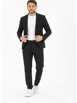 Trend Moda Dünyası Spor Erkek Takım Elbise Slim Fit ( Full Likralı Ve Çok Rahat )