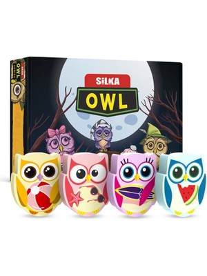 Silka 4 Desen Baykus Silgi- Art.51 36'lı