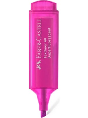Faber Castell Fosforlu Kalem 1546 Şeffaf Pembe 10’lu Paket