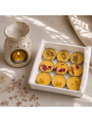 Ruhen Aromatherapy Balmumu & Soya Wax Karışımlı  Tealight