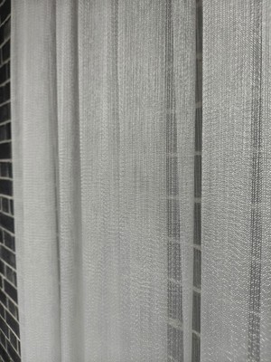 Stor Zebra 1. Kalite Çizgili Ferah Dökümlü Tül Perde -Ütü Istemez Kırışma Yapmaz Pratik Kullanım
