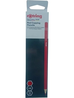 Rotring Kopya Kalemi Kırmızı 12'li Paket