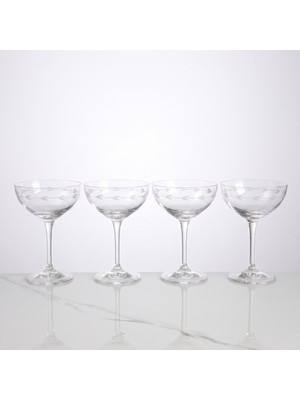 Qua Home Rythym 4lü Kristal Şampanya Kadehi 220 cc
