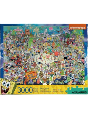 Kova Sünger Bob 3,000PC Bulmaca, 68508, Çoklu Renk