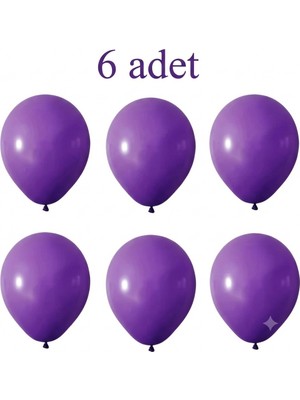 Çavuş E-Ticaret Mor Balon Seti,doğum Günü Parti Balonu Parti Süsleme
