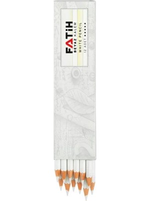 Fatih Beyaz Kopya Tekstil İşaretleme Kalemi 12'li Paket