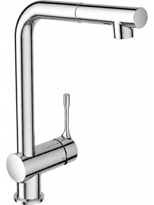 Ideal Standart Ceralook Kuğu Spiralli Eviye Bataryası 1f - BC176AA