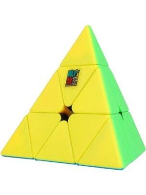 Bokefenuo Moyu Meilong Pyraminx 3 Hız Sihirli Küp Stickerless Mofang Jiaoshi Meilong Üçgen Bulma