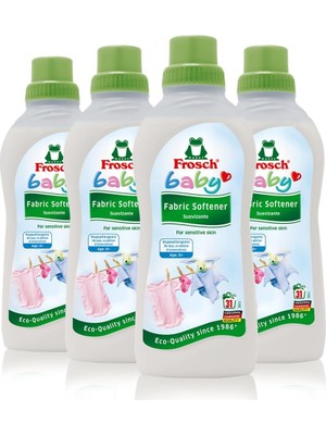 Frosch Bebek Sıvı Giysi Yumuşatıcı, 750 ml (4'lü Paket)