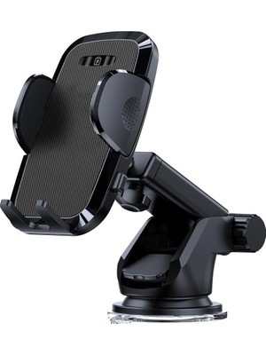 Hb-39 Premium Telefon Tutucu Araç Içi Telefon Tutucu Ayarlanabilir Cam ve Torpido Için Yüksek K