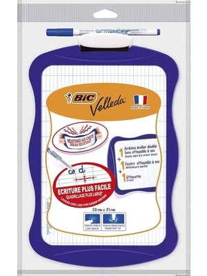 bic mini beyaz yazı tahtası + tahta kalemi + silgi  kargo
