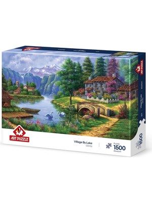 Göl Köy 1500 Parça Puzzle