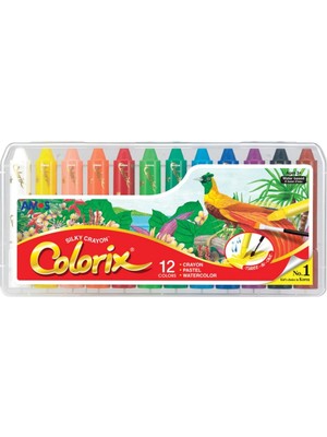 Colorix, Amos CRX5PC12 Colorix Üçü Bir Arada 12'li Pp Kutu, Çok Renkli