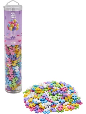 Pastel Mix, 240 Parça, Tüp Inşa ve Yapı Seti Oyuncağı