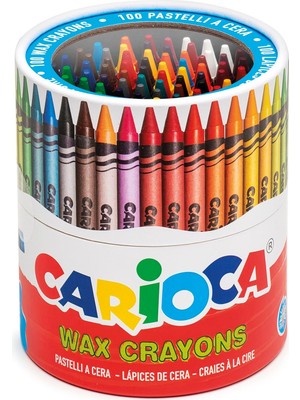 Carioca Wax Yıkanabilir Pastel Boya Kalemi 100'LÜ