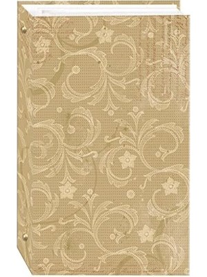 (Jasmine) - 3-Ring Photo Album 300 Pockets Hold 4x6 Photos, Jasmine Design