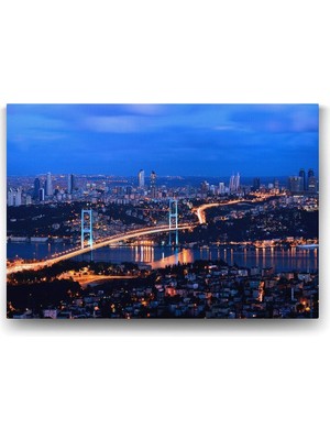 Gece Köprü Tablosu - 100X70CM