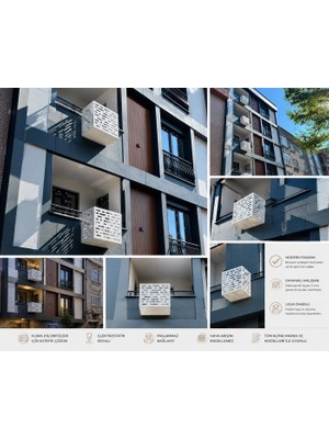 Yiğit Metal 18000 BTU Klima Gizleme Paneli - Klima Gizleme Kafesi 02 (RAL 9016)