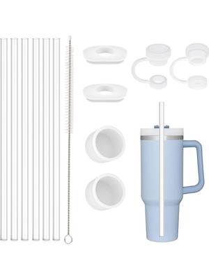 Stanley Kupası Için Hasır Dökülme Durdurucu Kapak Aksesuarları 40OZ 30OZ Söndürücü, Temizl