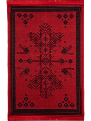 Bigghome Kilim, Makinede Yıkanabilir, Modern Desenli, 80 * 150 Cm, SA25CY