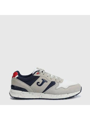 C.200 Men 2402 Blanco Beıge Marıno Granate Erkek Beyaz Sneaker C200S2402