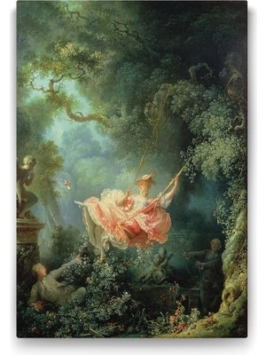 Jean Honore Fragonard - Swing Tablosu - 100X140CM