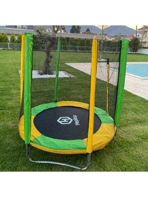 Hepitop Fileli Trambolin 140 cm - Türkiyede Tek Katlanabilir Trambolin